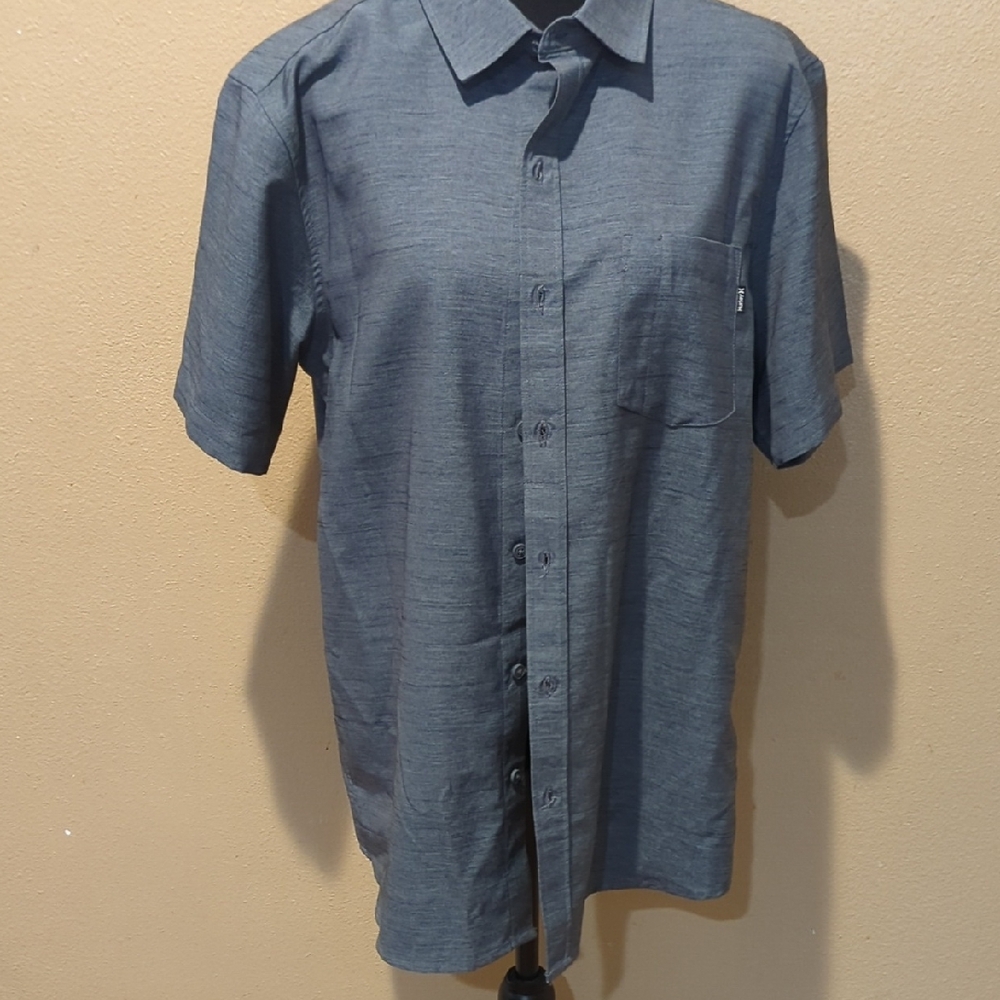 Hurley Charcoal Button Down Shirt
